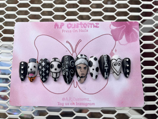 One Piece Trafalgar D. Water Law Press On Nails