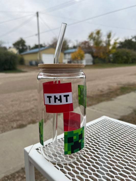 Minecraft Glass Cup