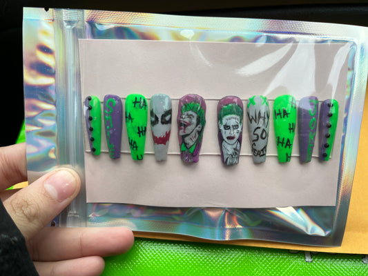 DC's Joker Press On Nails