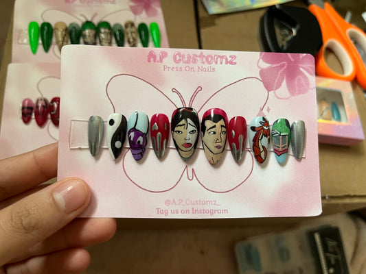 Mulan Press On Nails