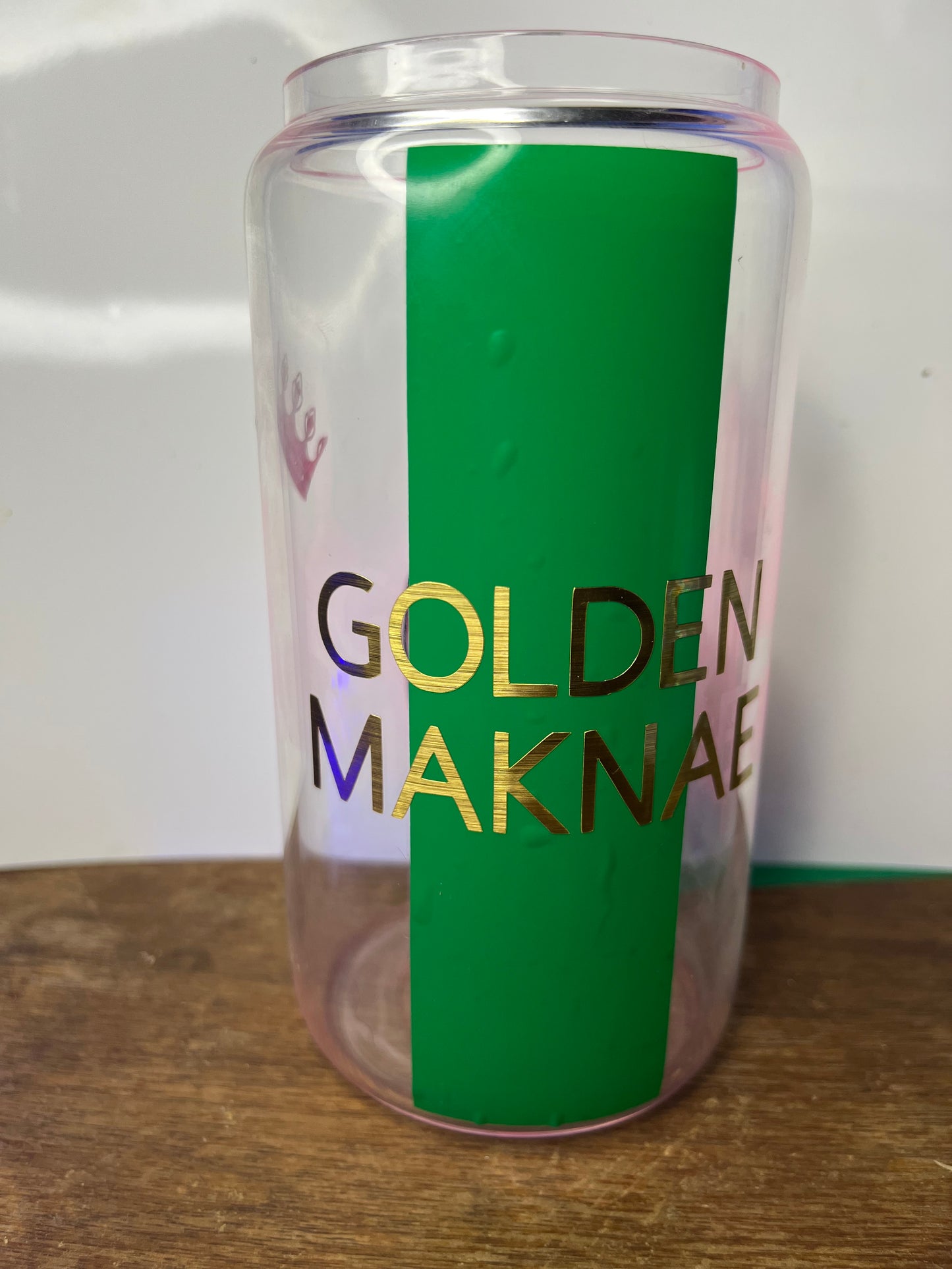 BTS Jungkook Golden Maknae Glass Cup