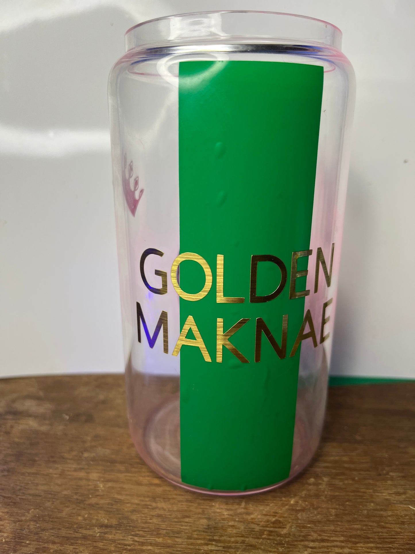 BTS Jungkook Golden Maknae Glass Cup